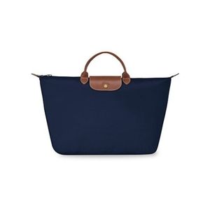 NEVER USED Longchamp Navy Les Pliages Tote Type L
